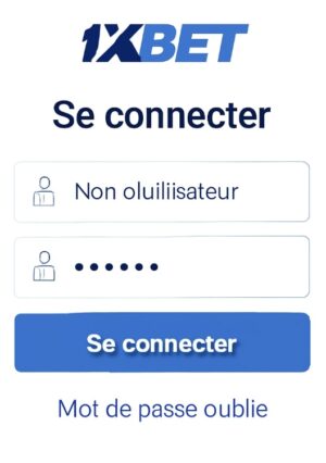 se connecter à mon compte 1xbet